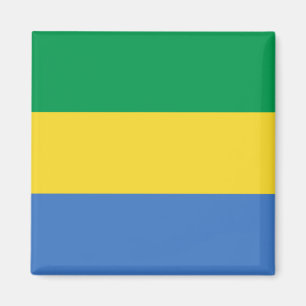 Gabon Flagga Magnet