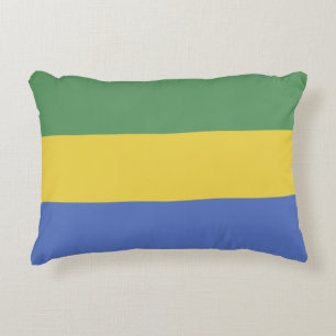 Gabon flagga prydnadskudde