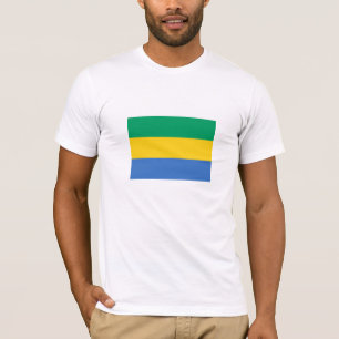 Gabon Flagga T Shirt