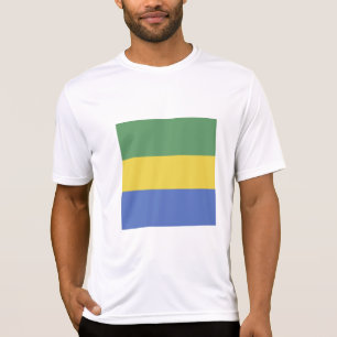 Gabon flagga t shirt