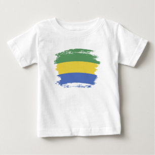 Gabon flagga t shirt