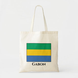Gabon Flagga Tygkasse