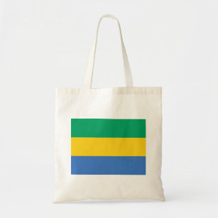 Gabon Flagga Tygkasse