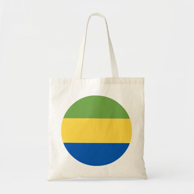 Gabon Flagga Tygkasse (Framsidan)