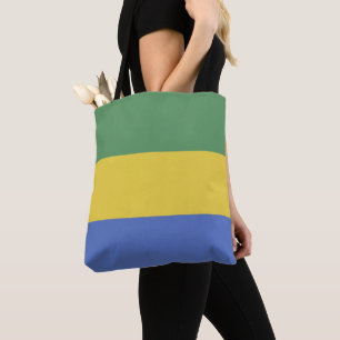 Gabon flagga tygkasse