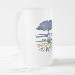 Gabon Frostat Ölglas
