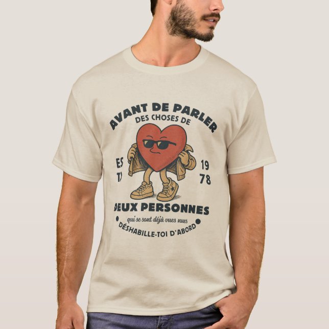Gabon: innan vi pratar om saker t shirt (Framsida)