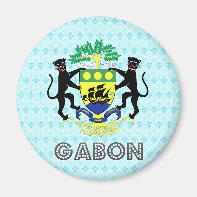 Gabon Jackar Arm Magnet (Framsidan)