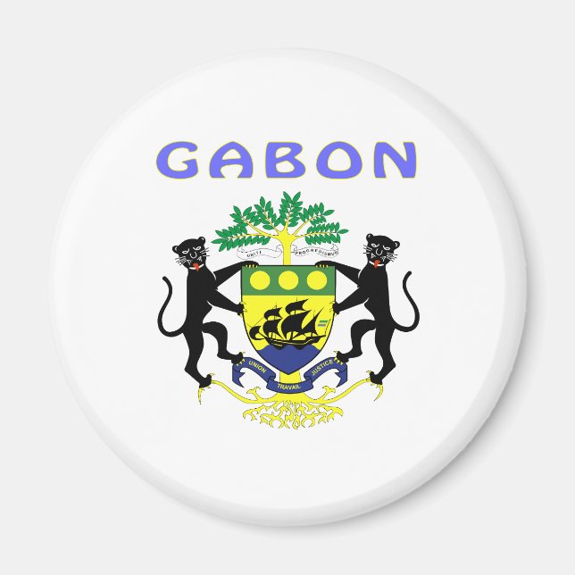 Gabon Jackar Arm Magnet (Framsidan)