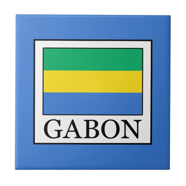 Gabon Kakelplatta (Framsidan)