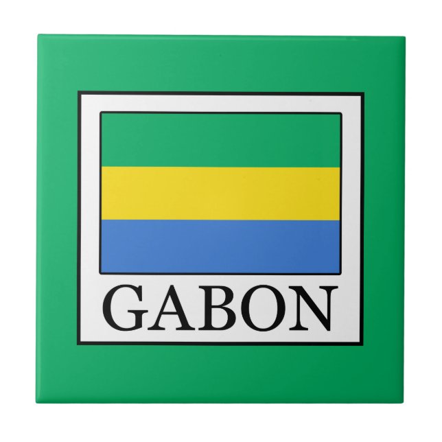 Gabon Kakelplatta (Framsidan)