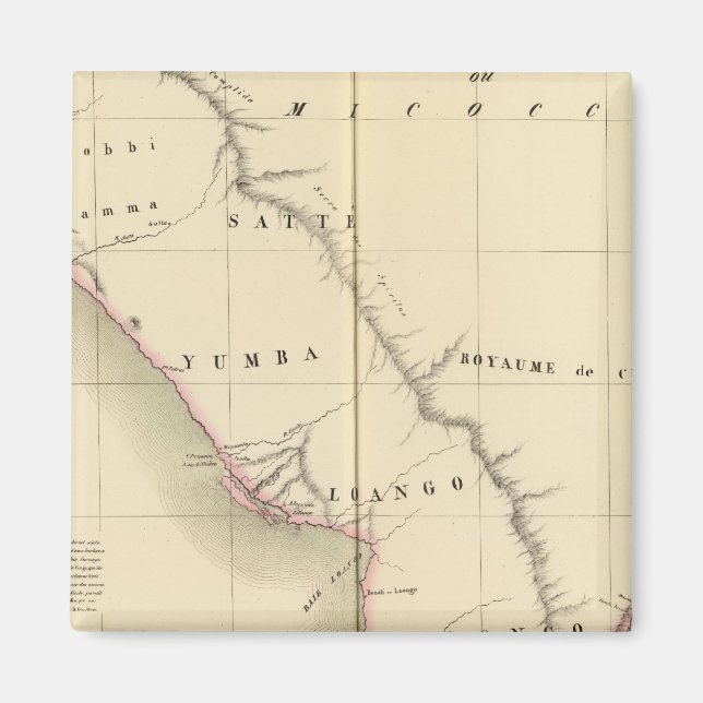 Gabon, Kongo 38 Magnet (Framsidan)