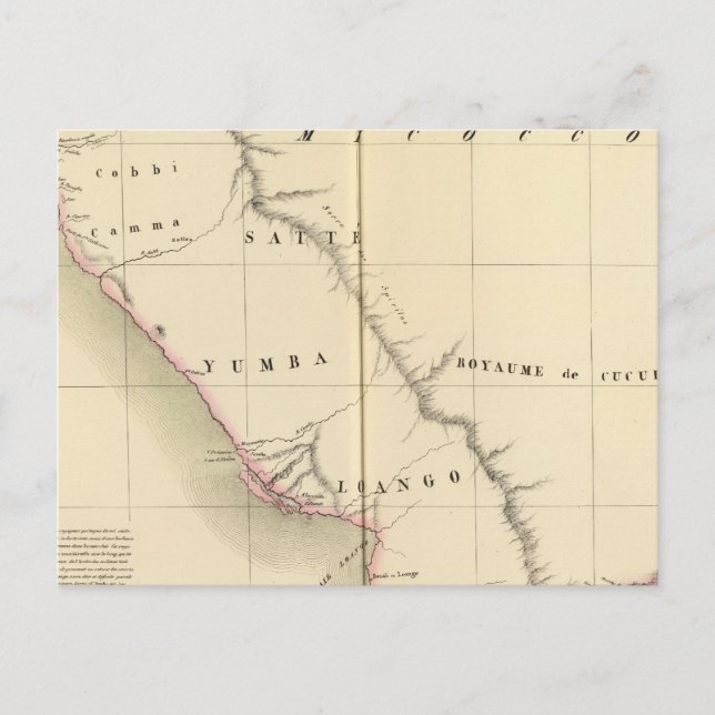 Gabon, Kongo 38 Vykort (Framsida)