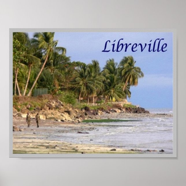 Gabon - Libreville - Poster (Framsidan)