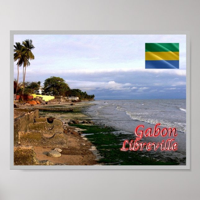 Gabon - Libreville - Poster (Framsidan)