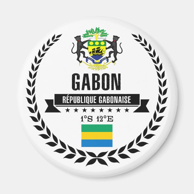 Gabon Magnet (Framsidan)