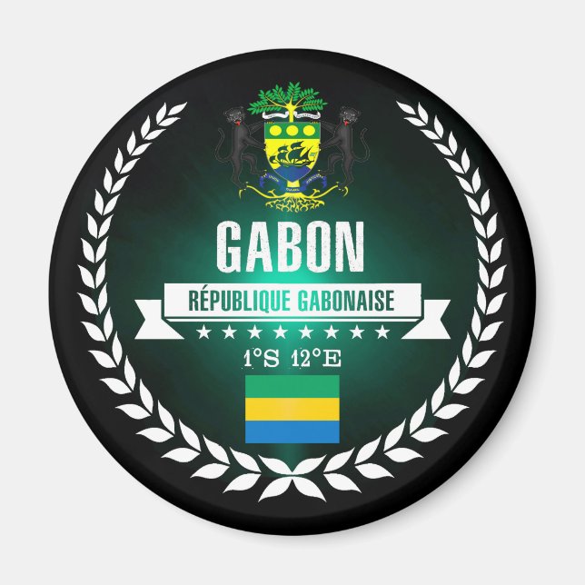 Gabon Magnet (Framsidan)