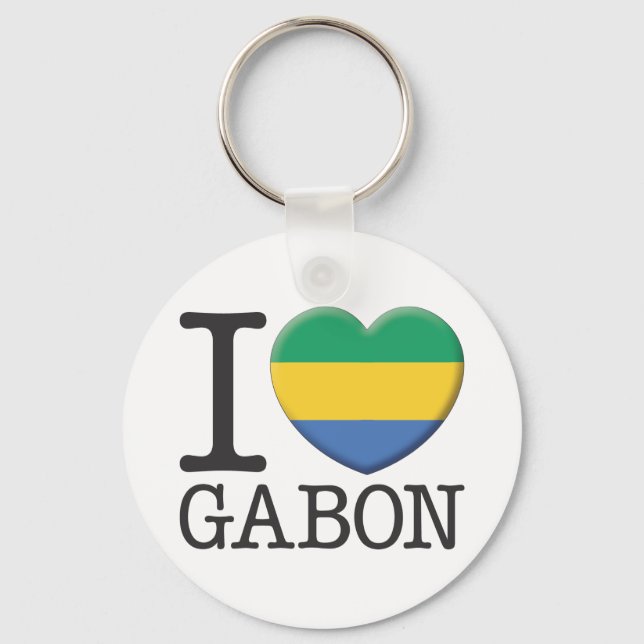 Gabon Nyckelring (Framsida)