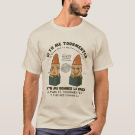 Gabon: om du plågar mig t shirt