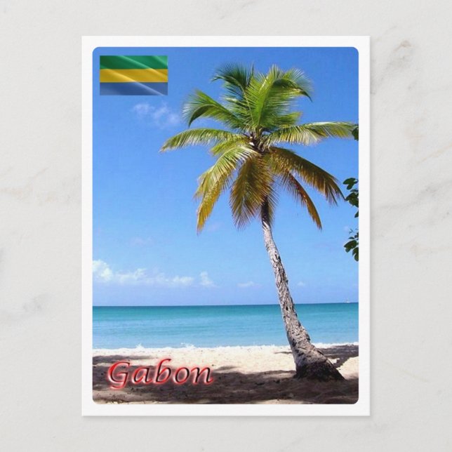 Gabon - Palmier - Vykort (Framsida)