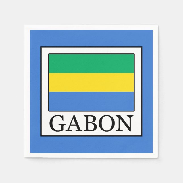 Gabon Pappersservett (Framsidan)