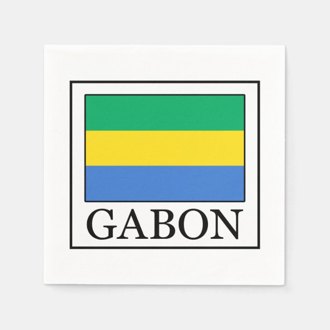Gabon Pappersservett (Framsidan)