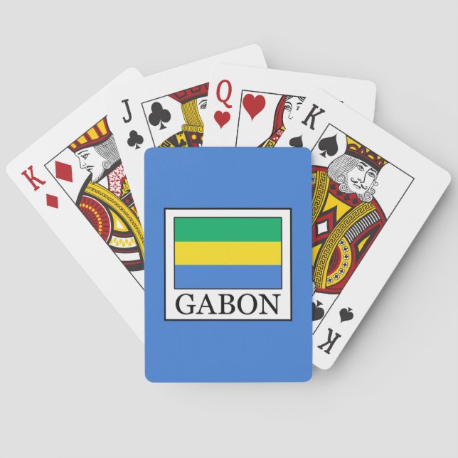 Gabon Spelkort (Baksidan)