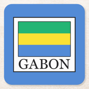 Gabon Underlägg Papper Kvadrat
