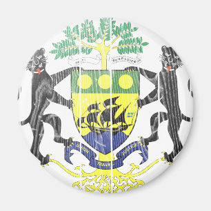 Gabon vapensköld magnet
