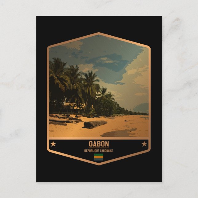 Gabon Vykort (Framsida)