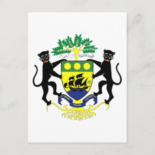 gabonemblem vykort