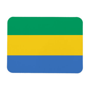 Gabonesisk flagga magnet