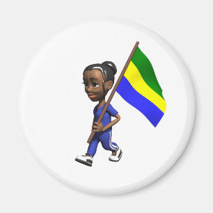 Gabonesisk flicka magnet