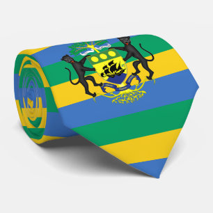 Gabons Flagga & Jacka av Arm, Gabons Flagga Slips