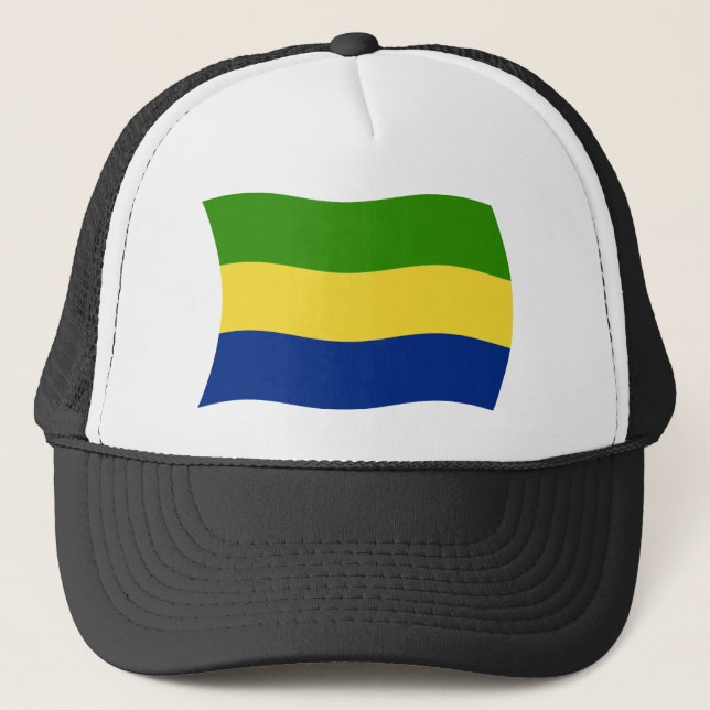 Gabons flagga mössa keps (Framsida)