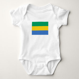 Gabons flagga t shirt