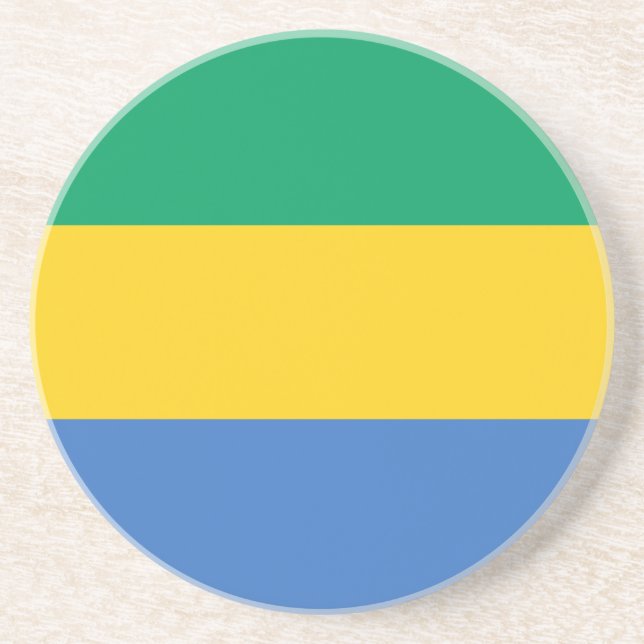 Gabons flagga underlägg (Framsidan)
