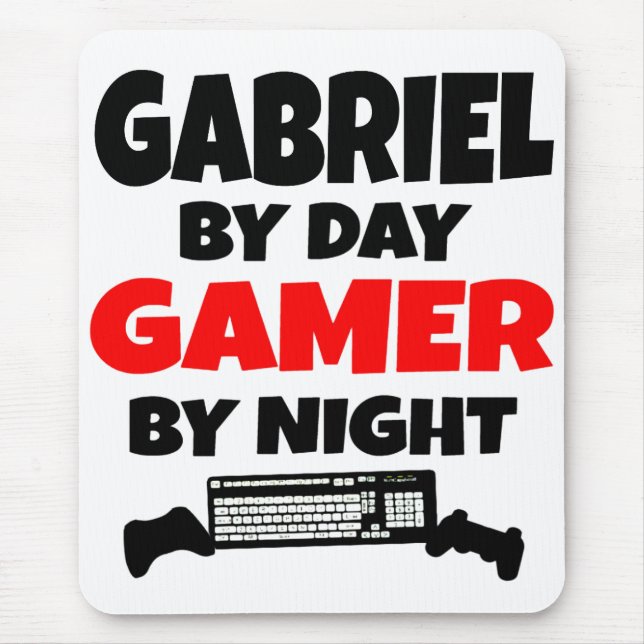 Gabriel by Day Gamer by Night Musmatta (Framsidan)