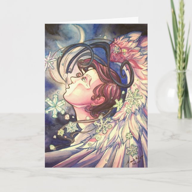 Gabriel Closeup-hälsningskort Kort (Framsida)