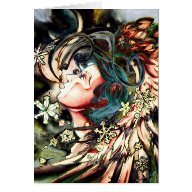 Gabriel Closeupskymning Hälsningskort (Framsidan)