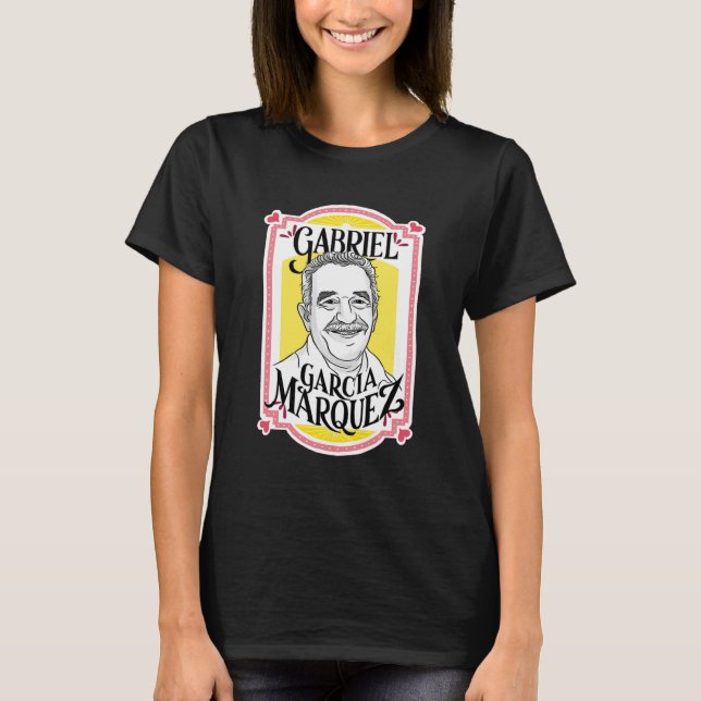 Gabriel Garcia Marquez T Shirt (Framsida)