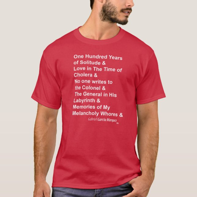 Gabriel Garcia Marquez Tee (Framsida)
