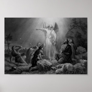 Gabriel meddelade Jesus födelse Poster