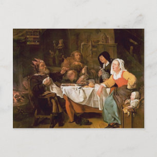 Gabriel Metsu- Bean Kung Vykort