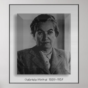 Gabriela Mistral Poster