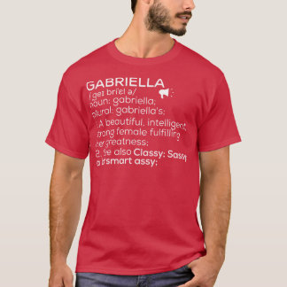 Gabriella Namn Gabriella Definition Gabriella Fema T Shirt