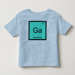 Gabriella Namn Kemiskt Element Periodiska Systeme T Shirt