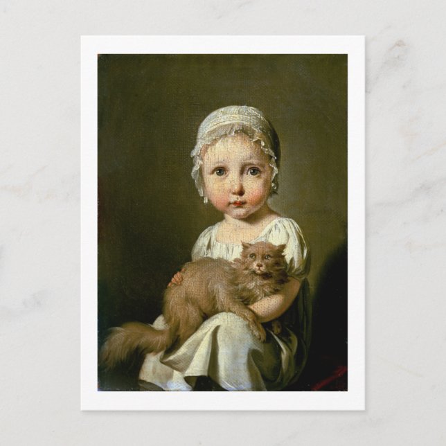 Gabrielle Arnault (1811-72) 1813 (olja på canvas) Vykort (Framsida)