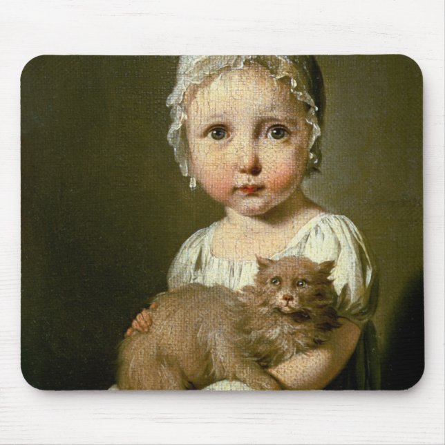 Gabrielle Arnault (1811-72) 1813 (olja på kanfas) Musmatta (Framsidan)