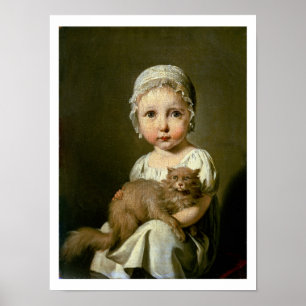 Gabrielle Arnault (1811-72) 1813 (olja på kanfas) Poster